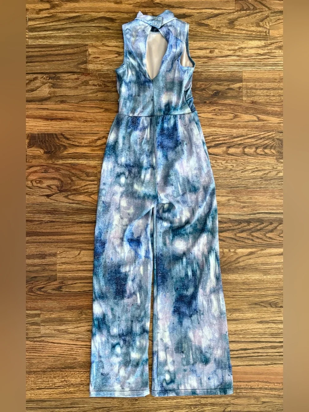 Weissman dance costume Lost In Yesterday 16686 CL child large blue one piece